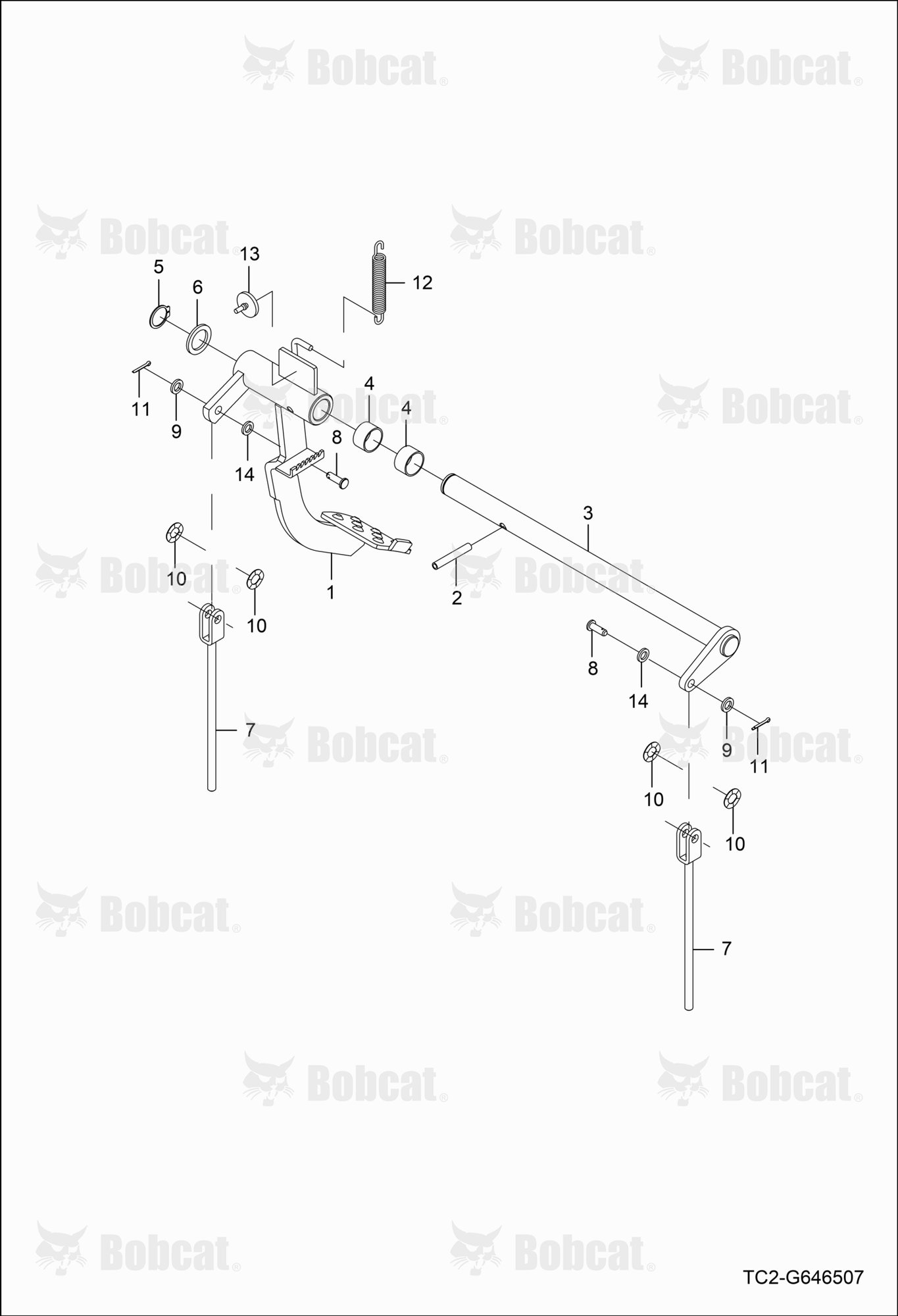 Brake Pedal Group (W/O Clutch)