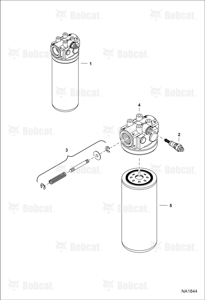 Hydrostatic Oil Filter (W/B.O.S.S. Option)