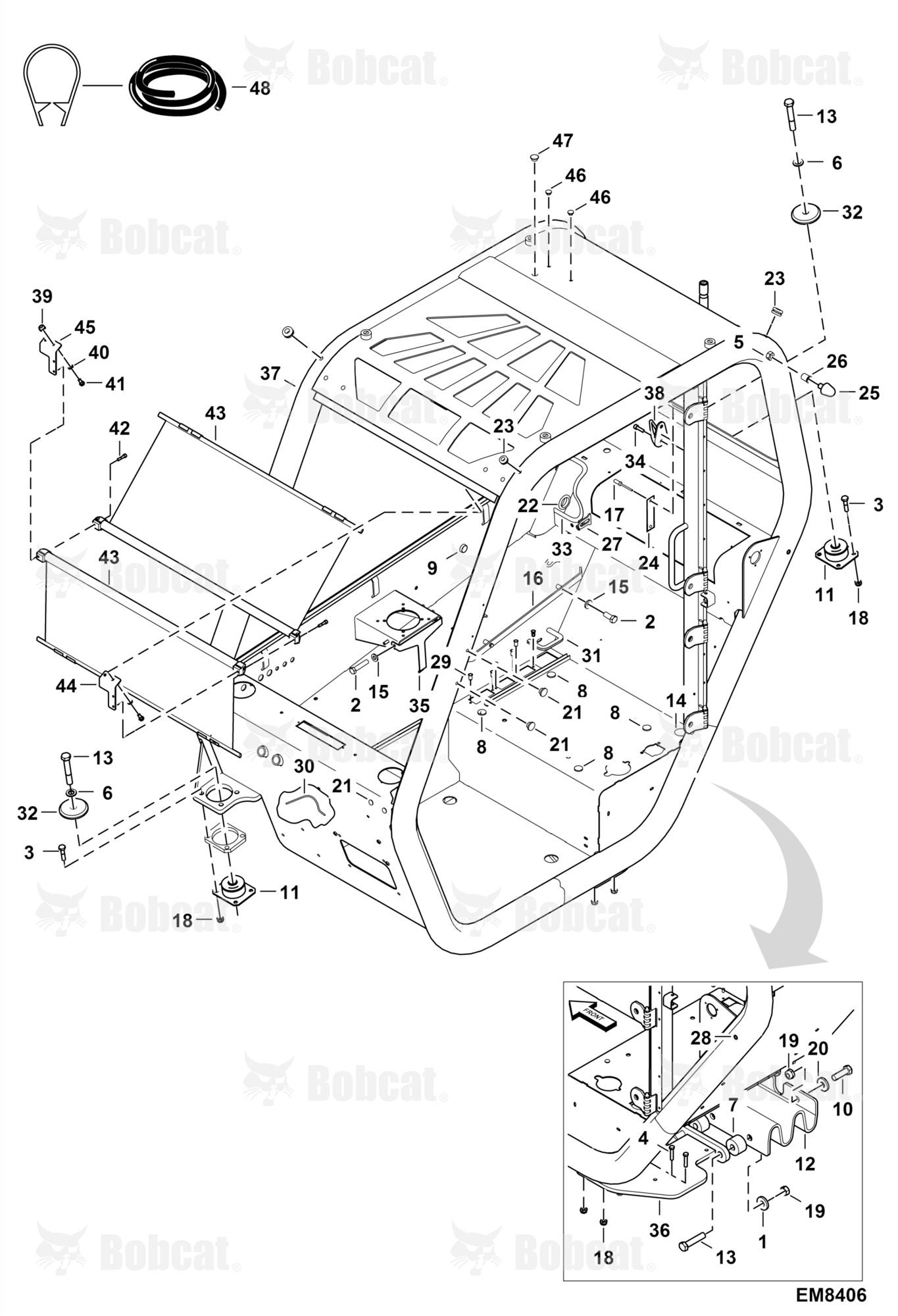 Operator CAB (Installation)  AC1C11001 & Above