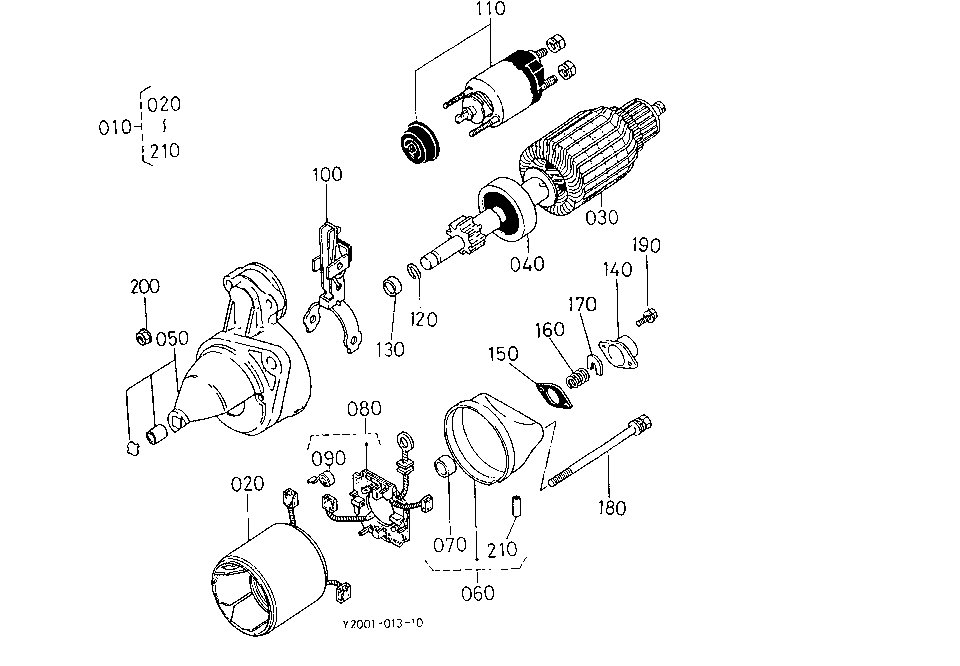 Starter [Component Parts](Not For Reman Unit)