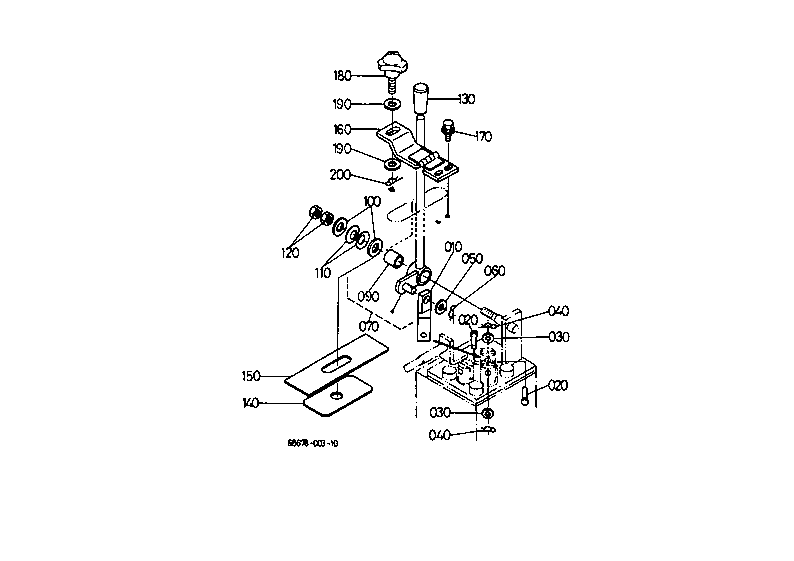 Control Lever (Pattern Selector)