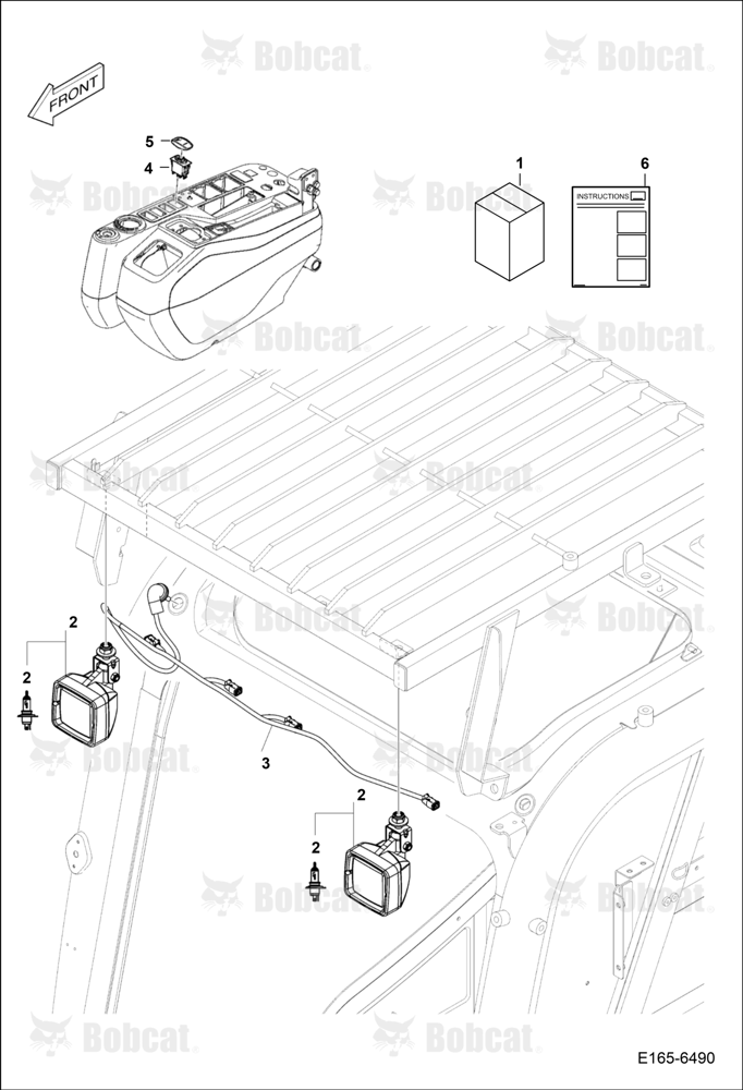 Working Lamp (2 Lamp)(Guard)