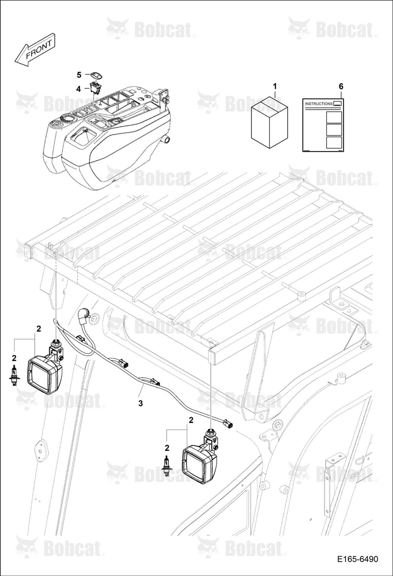 Working Lamp (2 Lamp)(Guard)