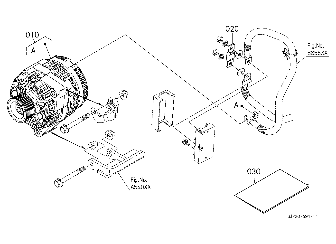 Alternator Kit (200A) (W/G No.M3809) [Option]