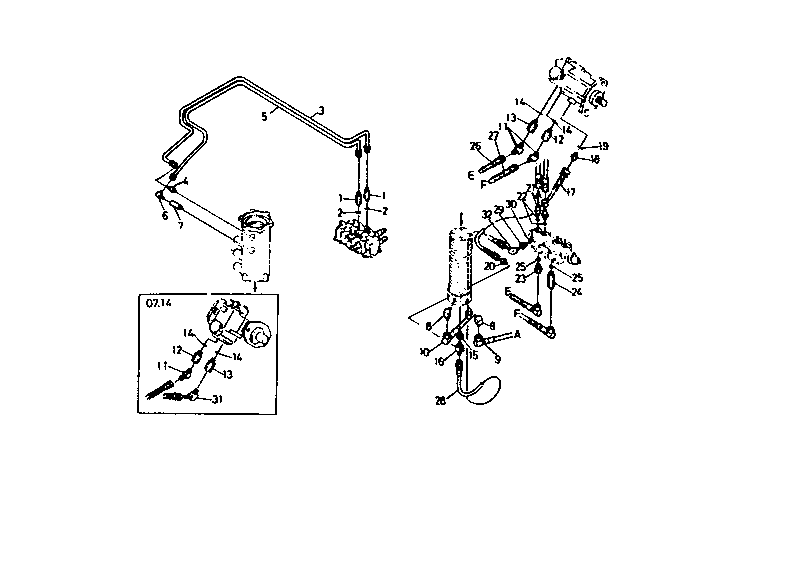 Oil Piping (Travel Rh)