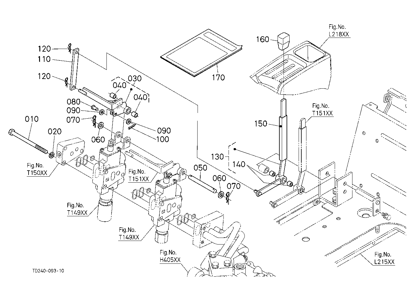Auxiliary Control Valve Lever (2Nd) (W/G No.L8336)