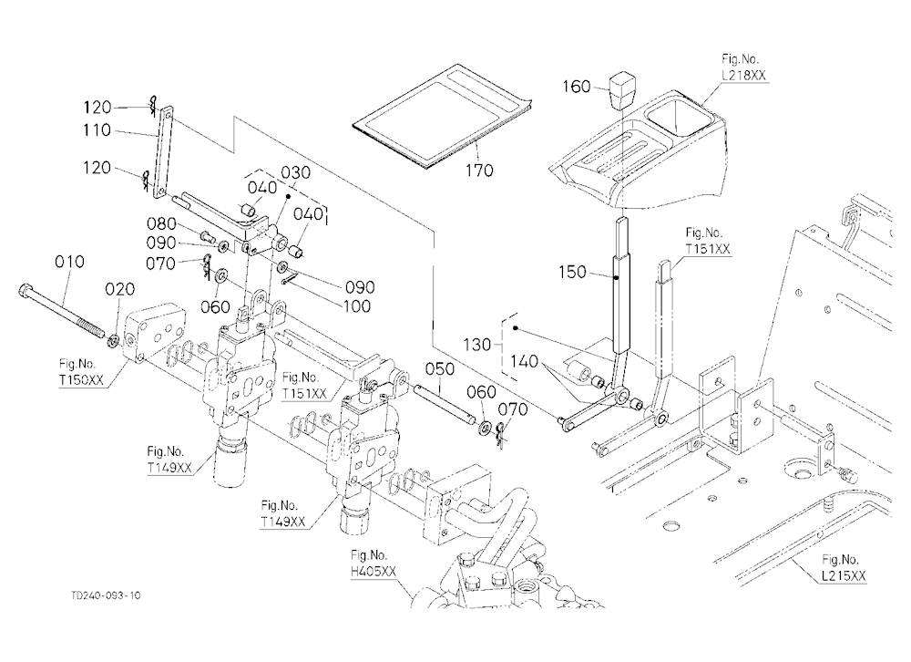Auxiliary Control Valve Lever (2Nd) (W/G No.L8336)