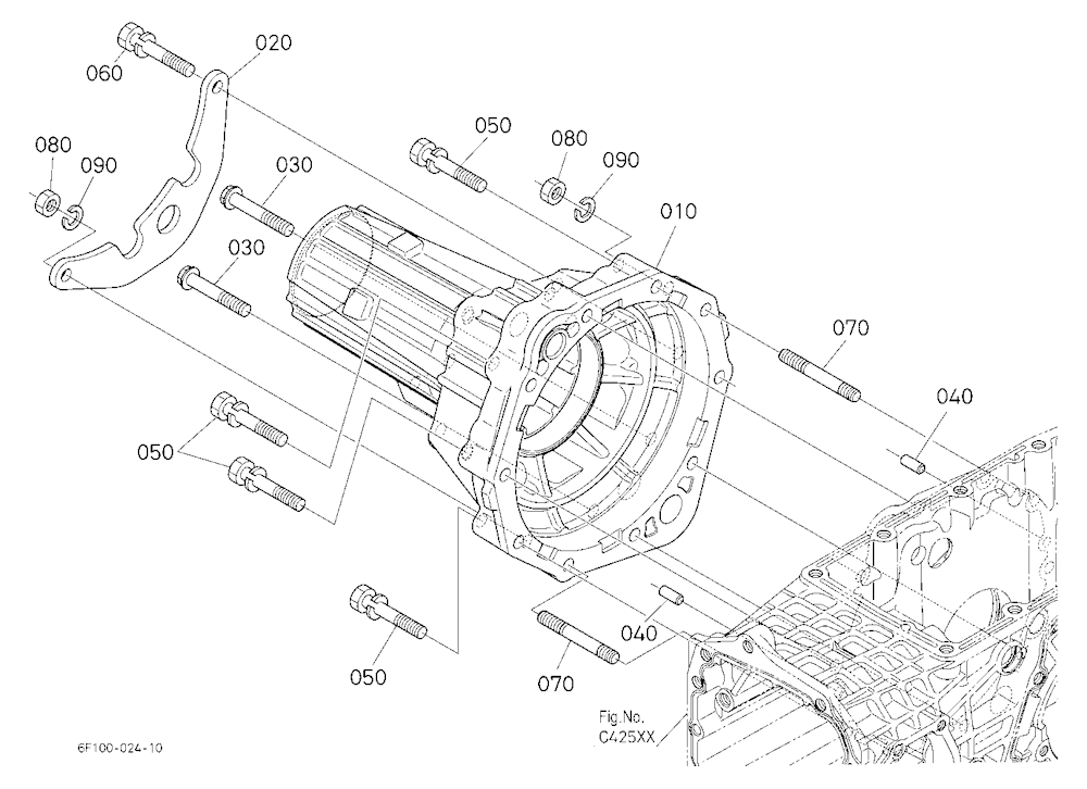Rear Axle Case (Right)