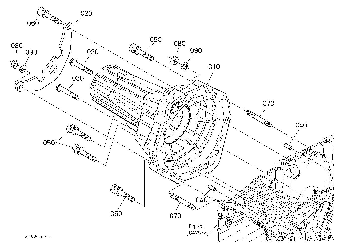 Rear Axle Case (Right)