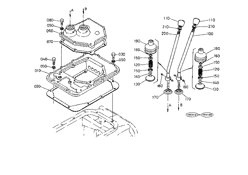Main And Hi-Lo Gear Shift Lever
