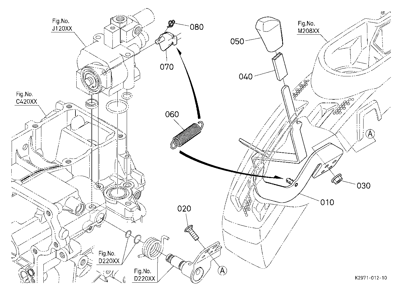 Pto Gear Shift Lever