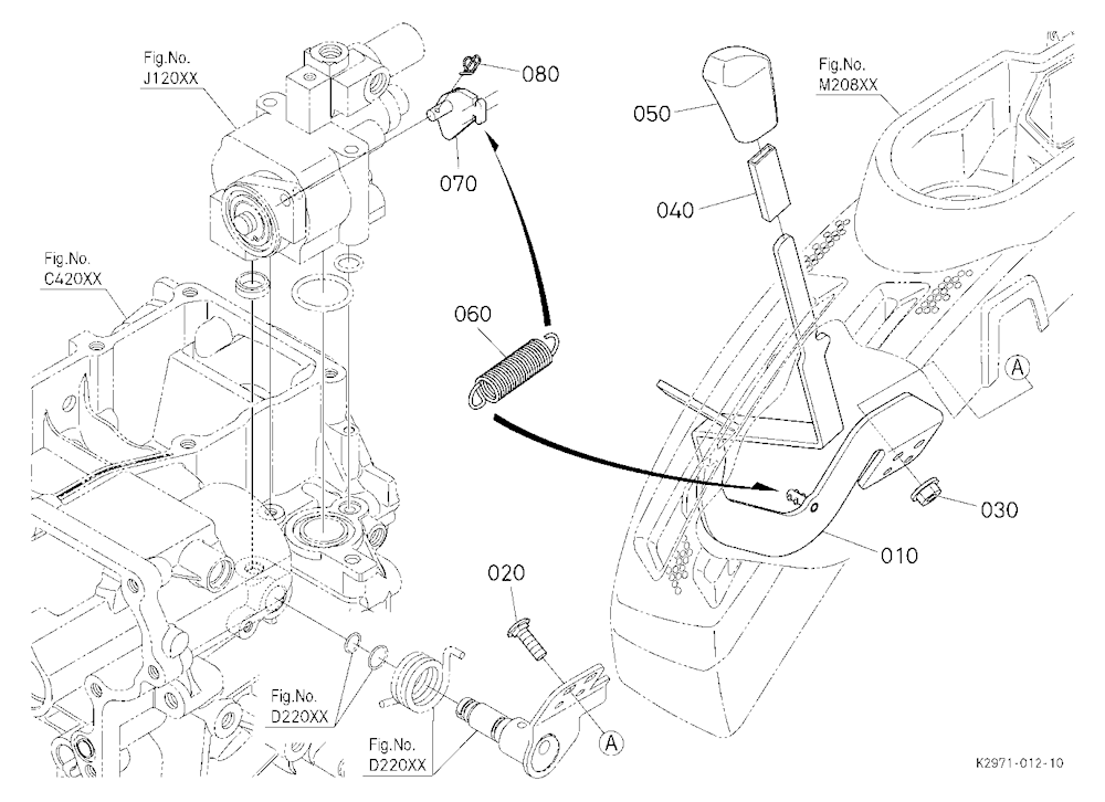 Pto Gear Shift Lever