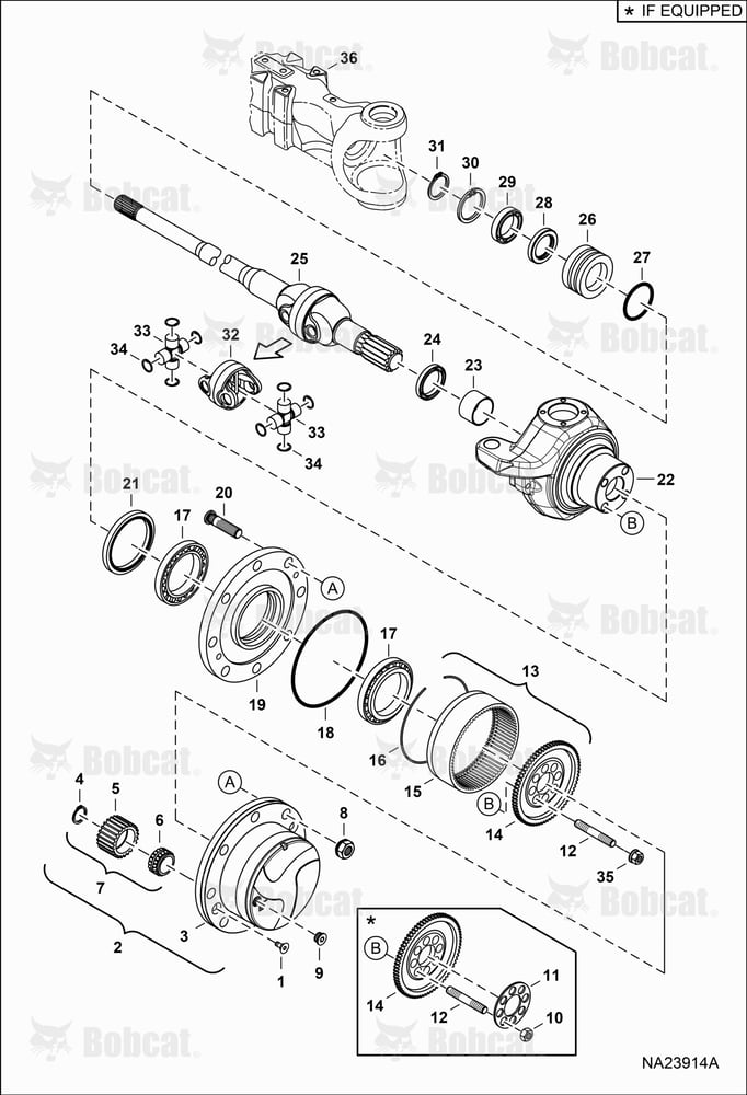 Rear Axle (Wheel Hub)
