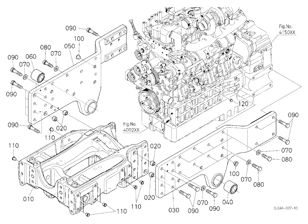 Front Axle Frame [With Front Suspension] [W/O Fron