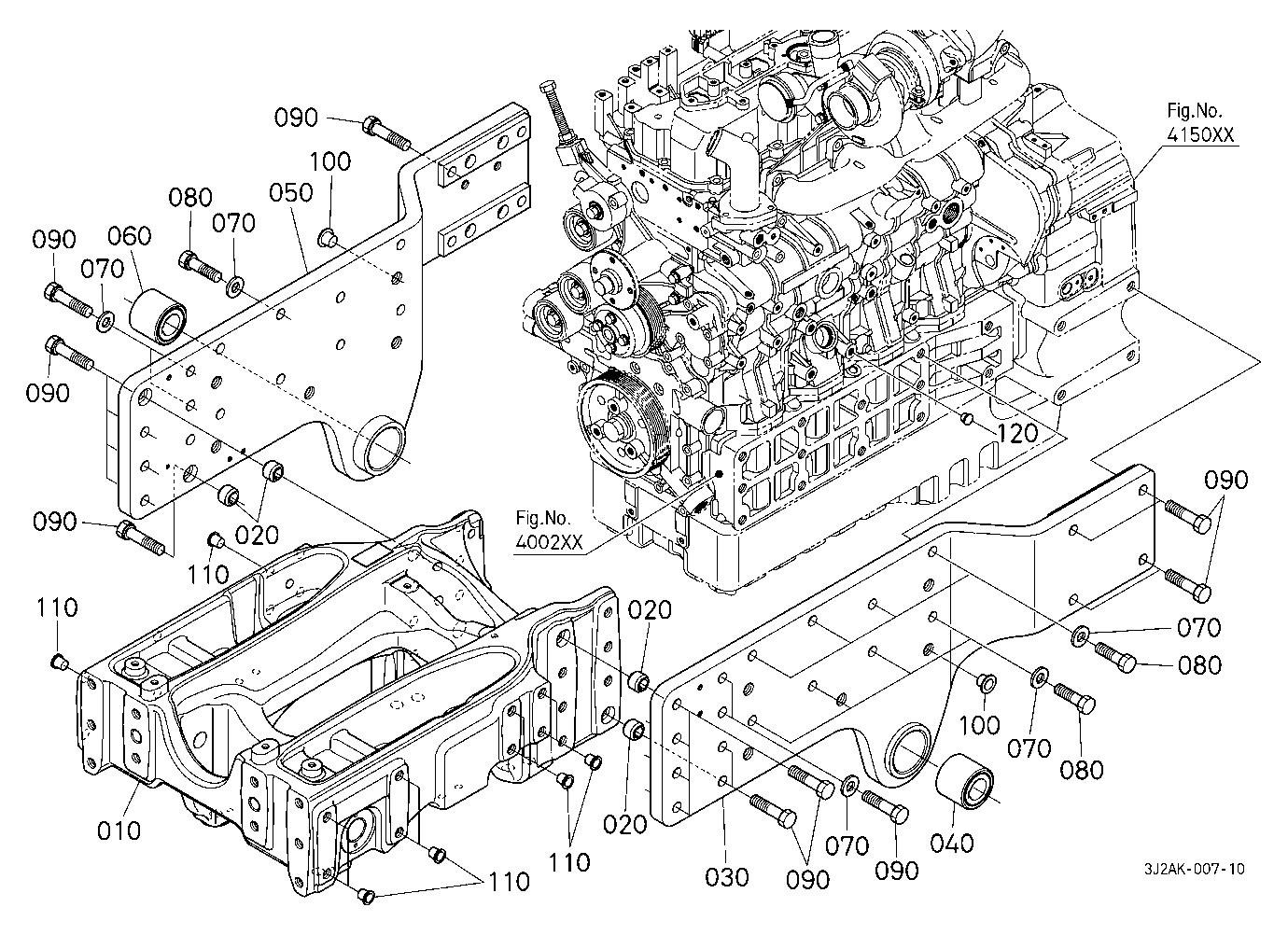 Front Axle Frame [With Front Suspension] [W/O Fron