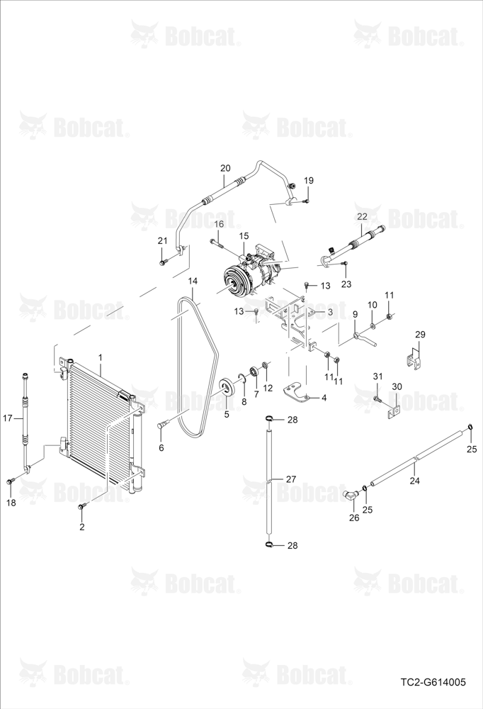 Air Conditioner Drive Group (HYDROSTATIC)