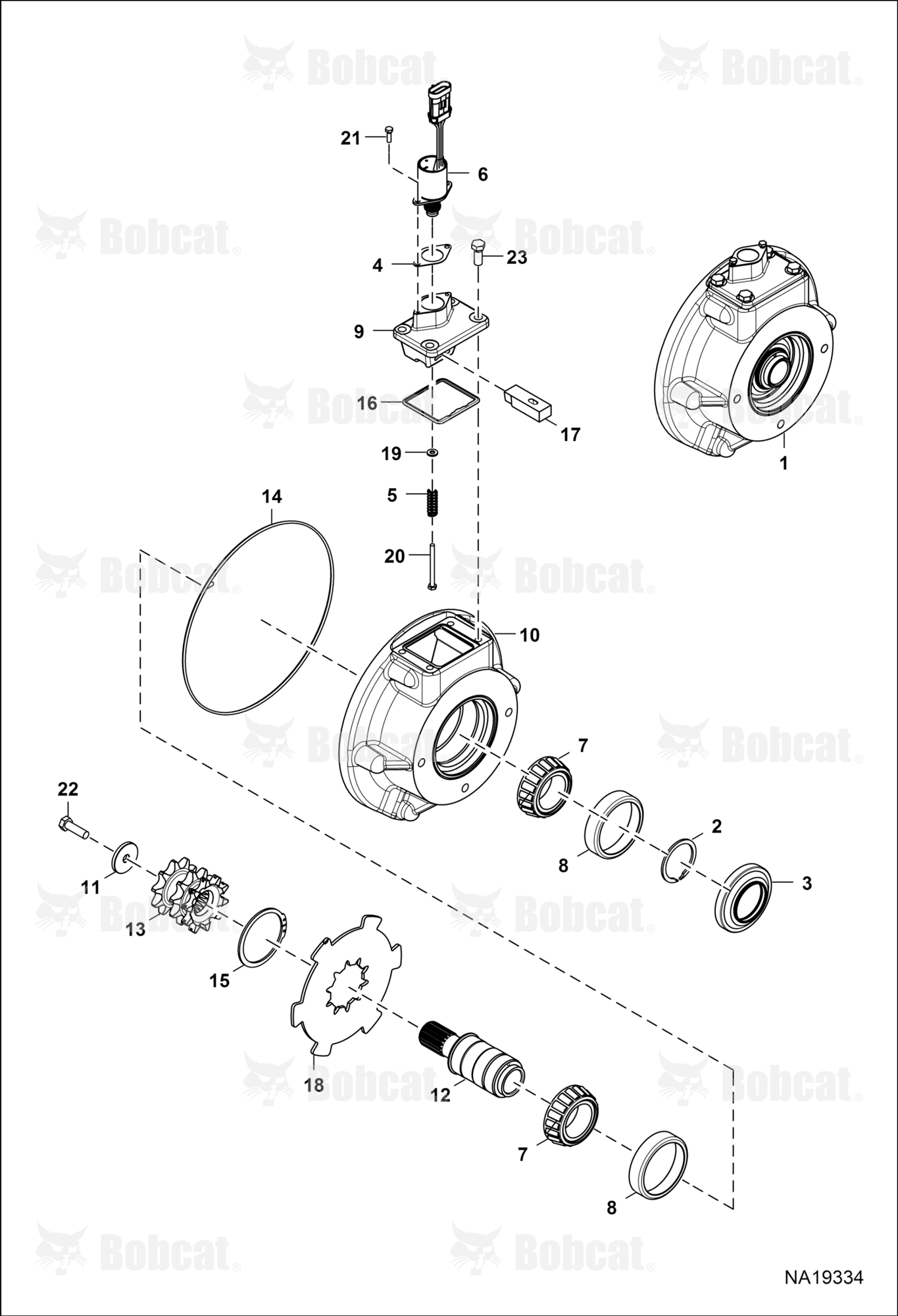 Motor Carrier (2-Speed)  B4SE11001 - B4SE11128