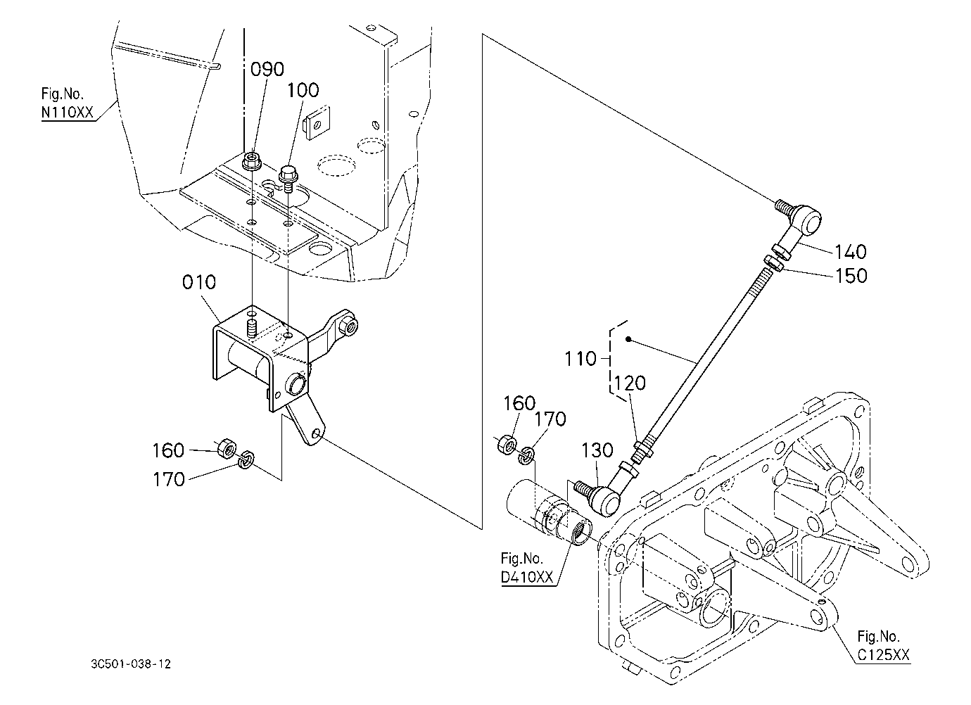 Main Gear Shift Lever Shaft