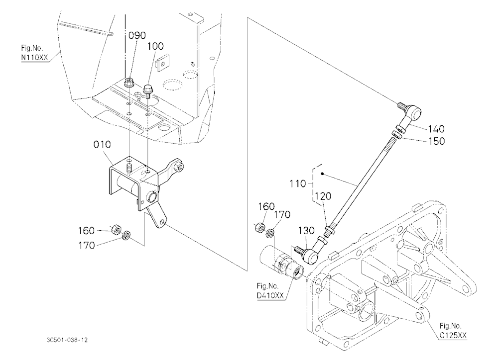 Main Gear Shift Lever Shaft