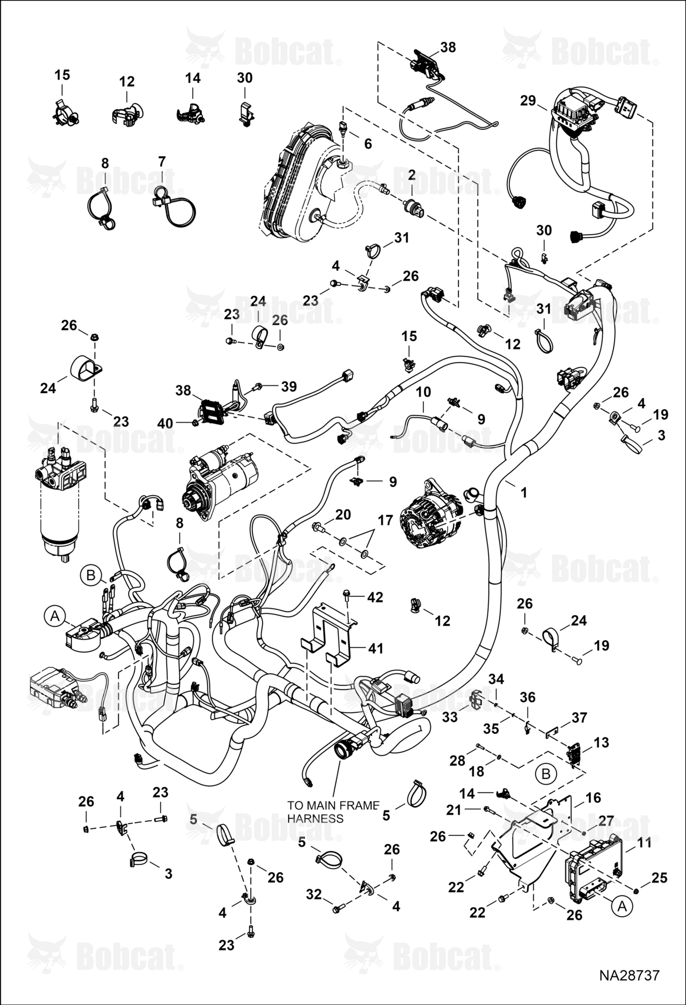 Engine Electrical Circuitry (Harness)
