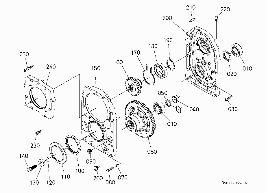 REAR AXLE (GEAR BOX)