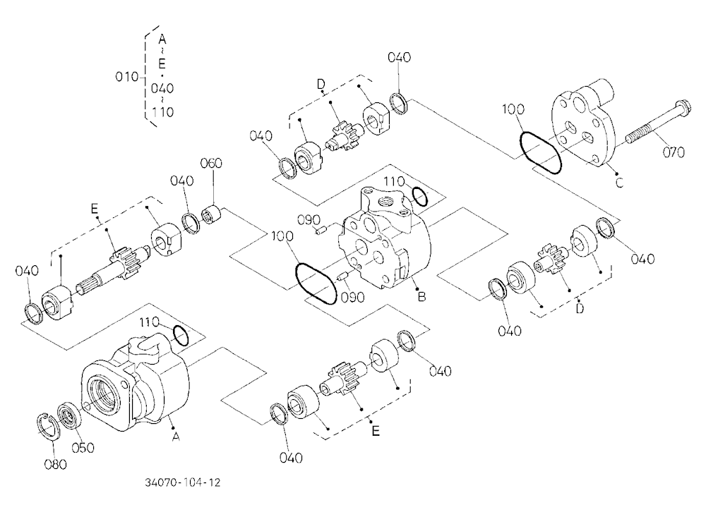 Hydraulic Pump [Component Parts]