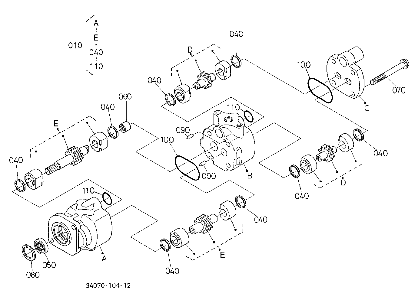 Hydraulic Pump [Component Parts]