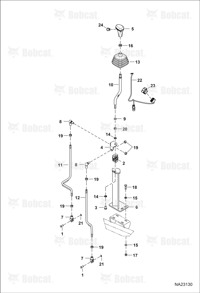 Operator Controls (Loader Lever) (Smart Stylish) (W/O Joystick)