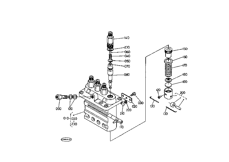 Injection Pump (Component Parts) Loader S.No.<=100
