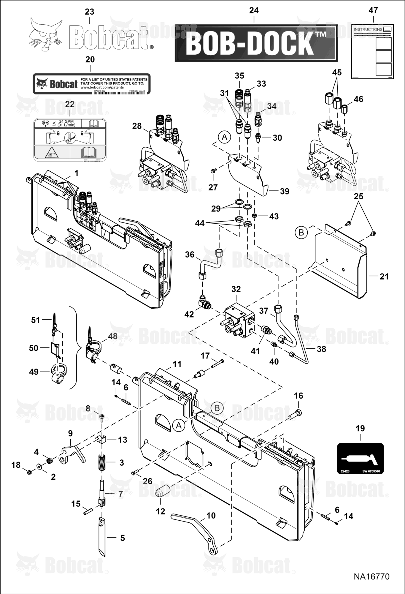 BOB-DOCK Adapter  B4PB00101 & Above