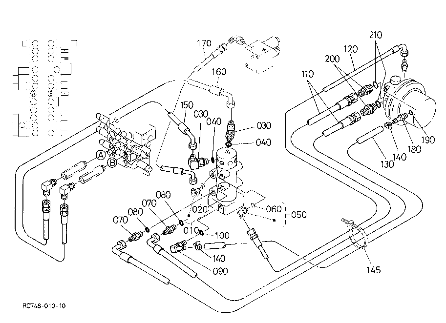 Oil Piping (Travel Lh)