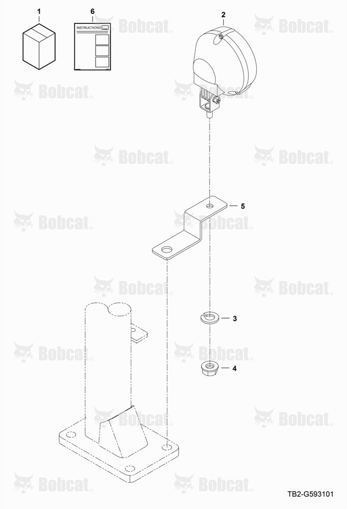 Rear Work Lamp Kit