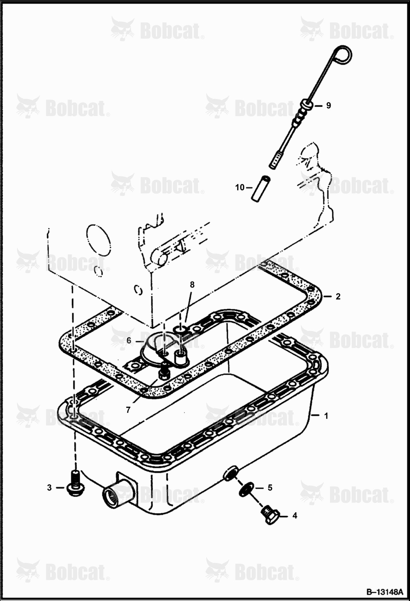 Oil Pan (Kubota - V1903 2EB - Tier II Replacement)