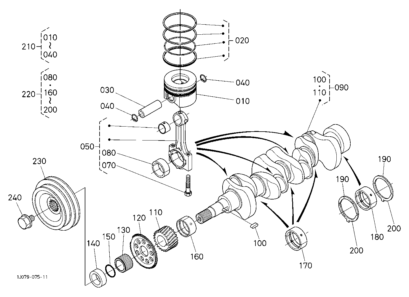 Piston And Crankshaft
