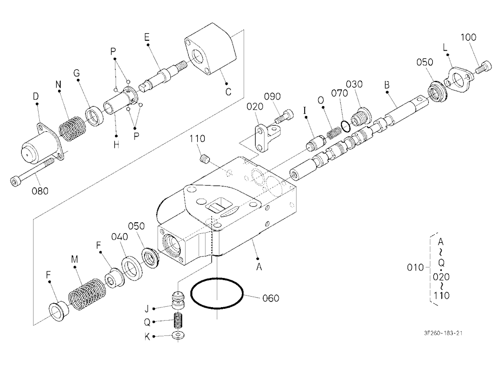 Auxiliary Control Valve (Fd) [Component Parts] [Ne