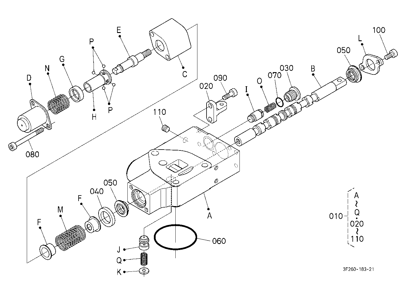 Auxiliary Control Valve (Fd) [Component Parts] [Ne