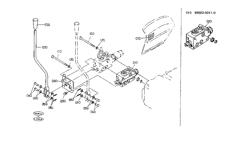 Hyd.Aux.Control Valve 1 [Option]