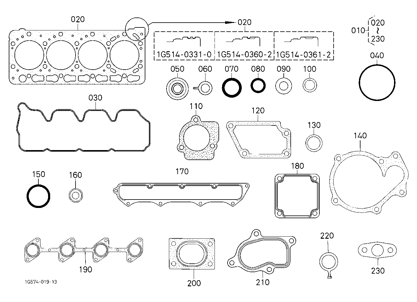 Upper Gasket Kit