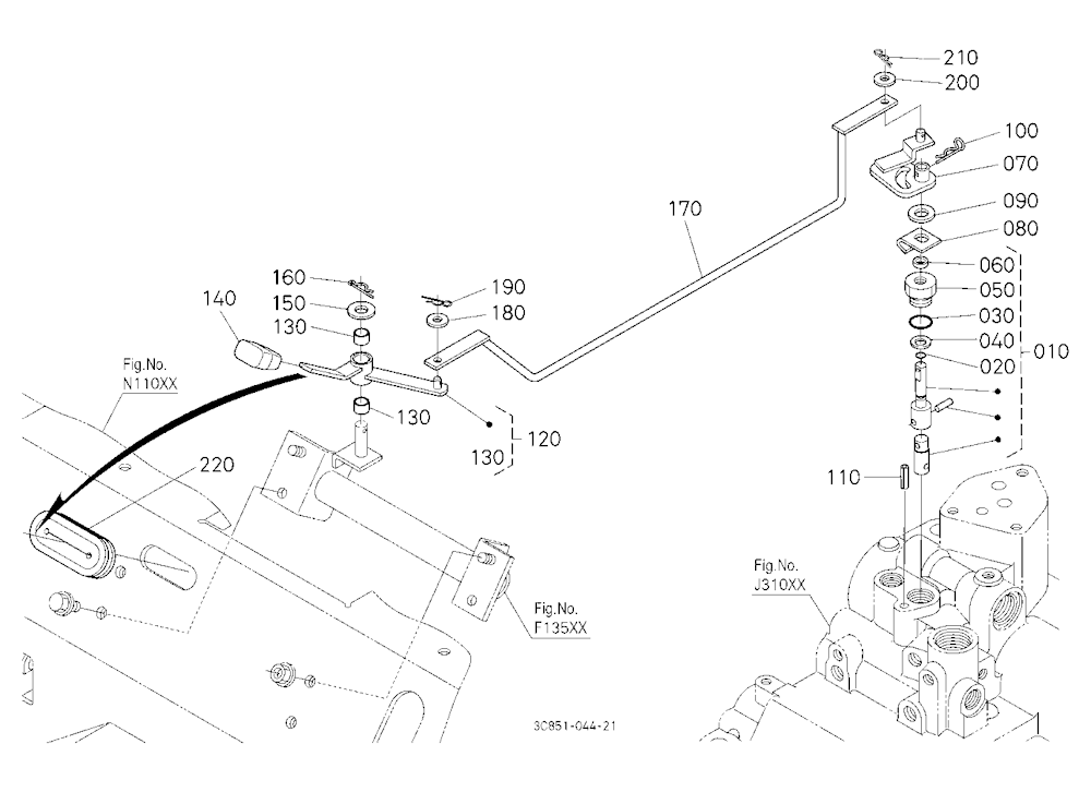Lowering Lock Lever