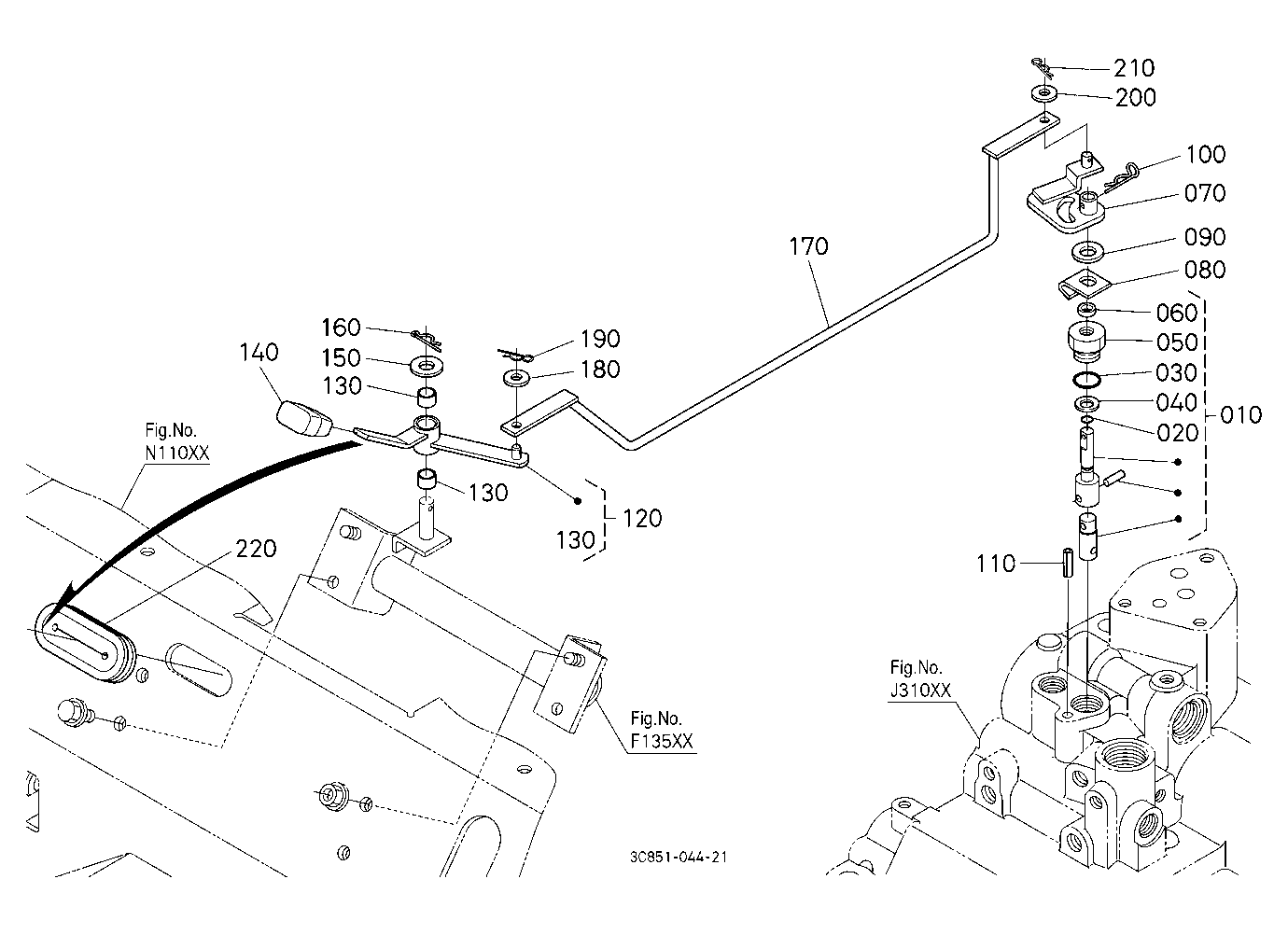 Lowering Lock Lever