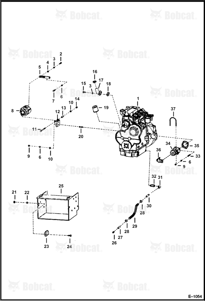Engine Lubrication & Electrical Attaching Parts (Diesel)