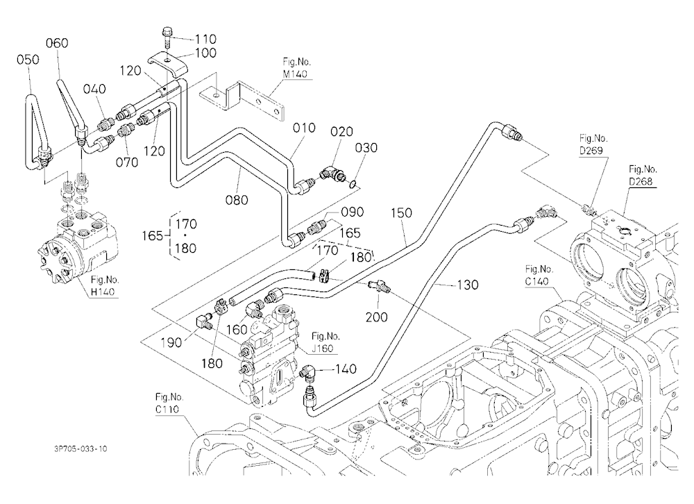 Hydraulic Oil Line (Steering/Pto)