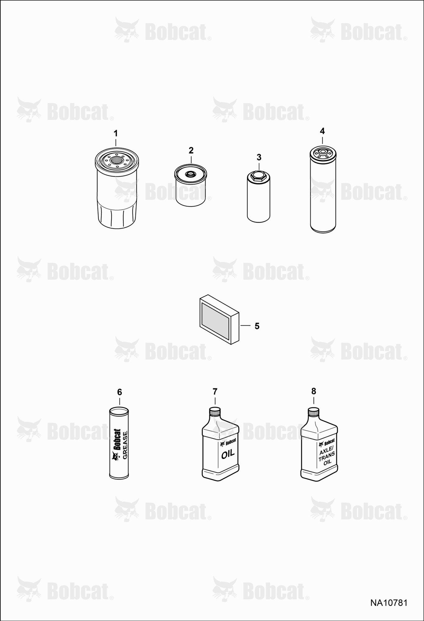 Scheduled Maintenance Items (Every 500 Hours Or Every 6 Months)