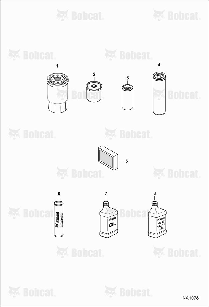 Scheduled Maintenance Items (Every 500 Hours Or Every 6 Months)
