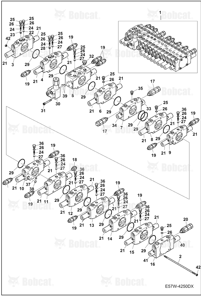 Control Valve (Boom Swing/Rotating/2-Way)