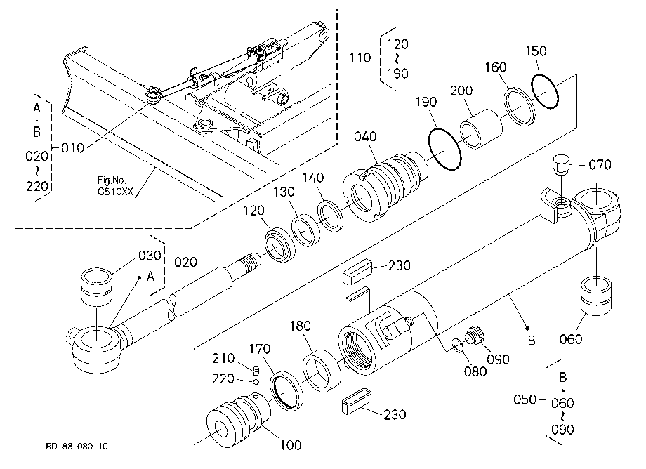 Angle Blade Cylinder