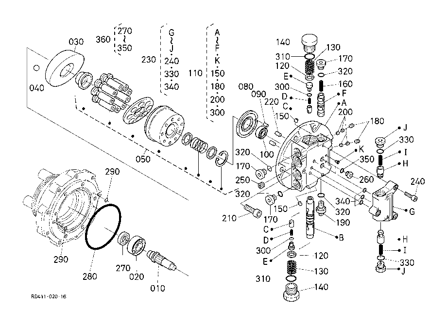 Drive Motor And Component Parts