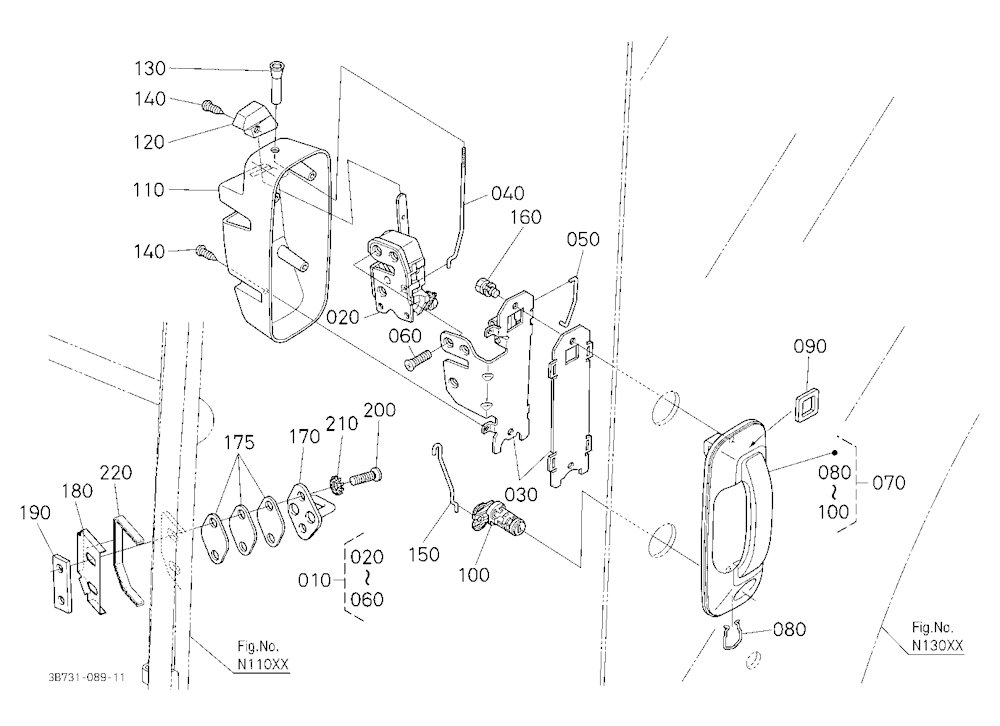 Door Lock Lh