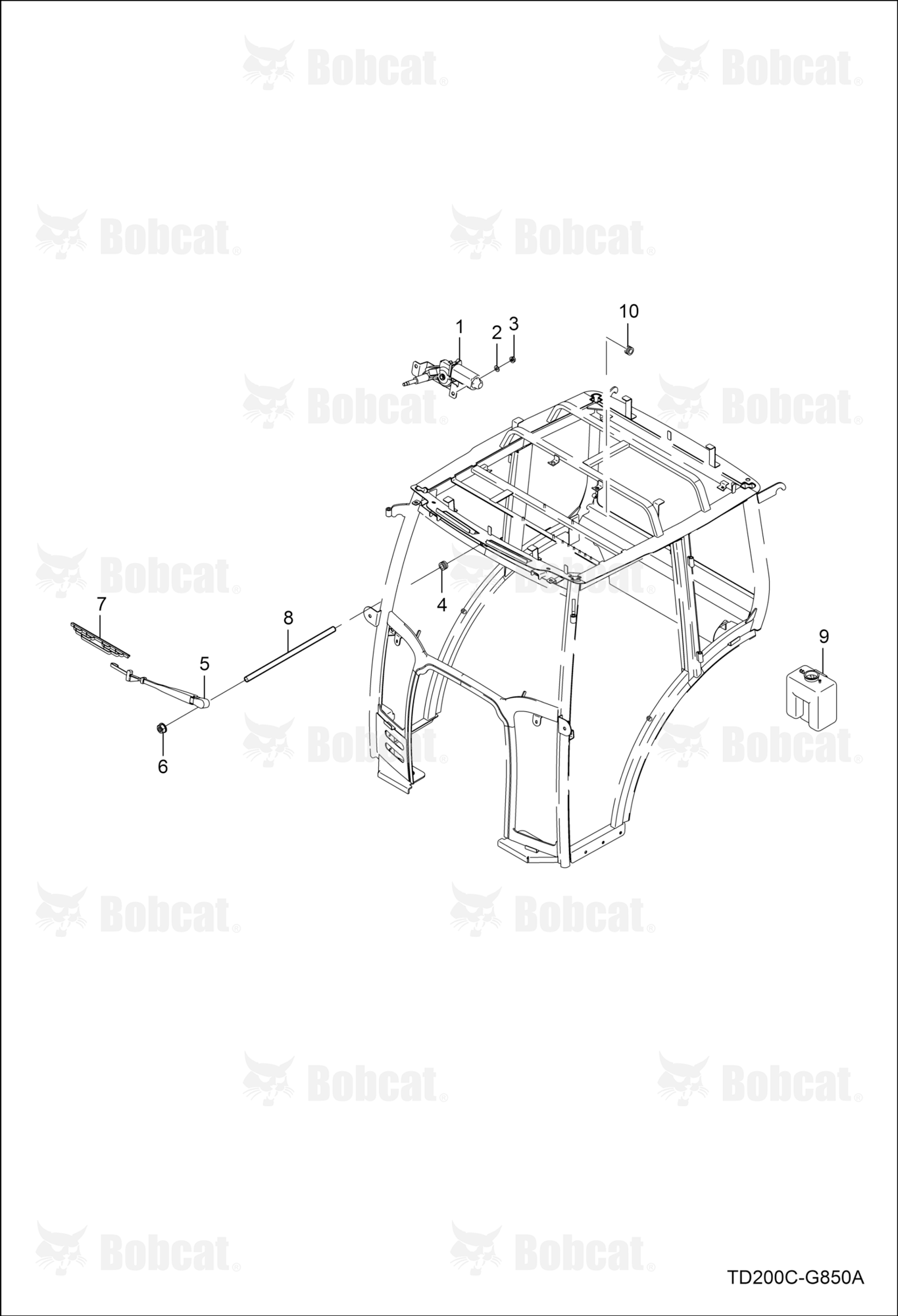 Wiper Motor Group (Cab)