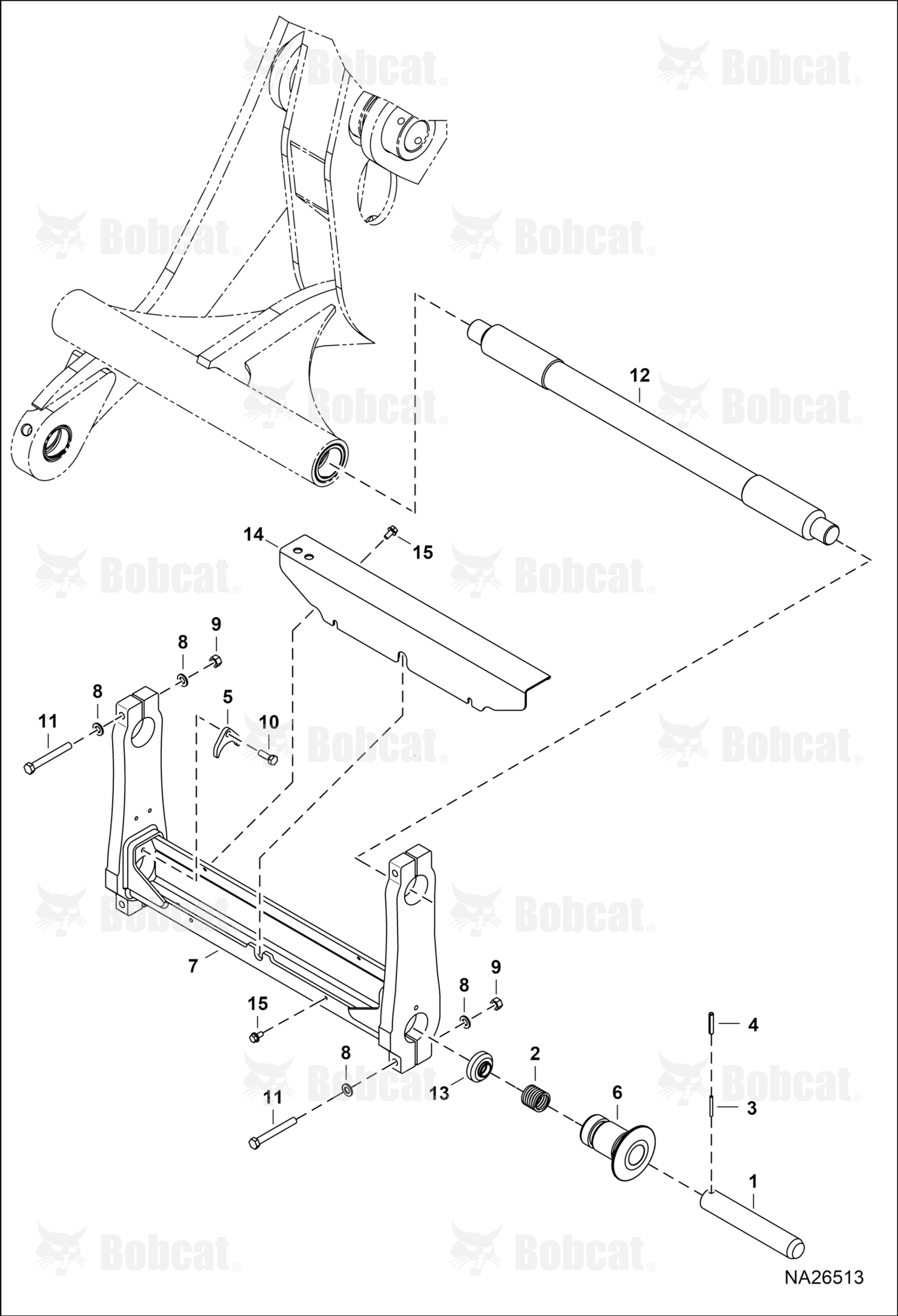 Attachment Carrier (Quick-Tach)  B53D12207 & Above